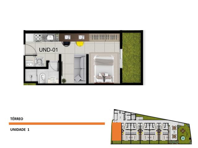 Planta 32m²