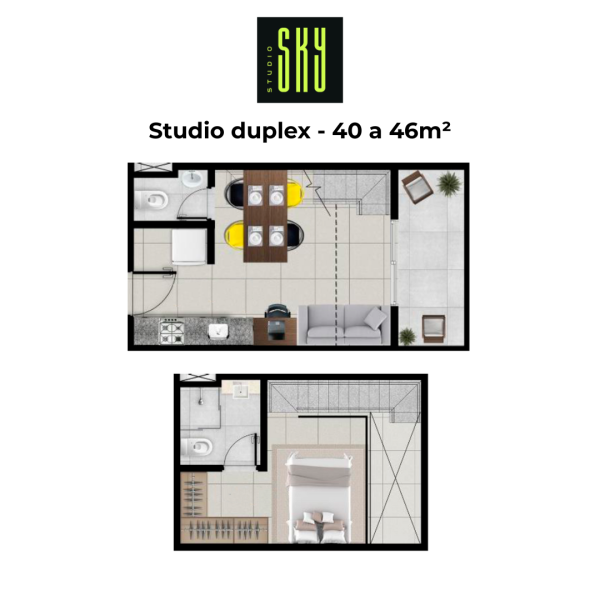 Studio duplex